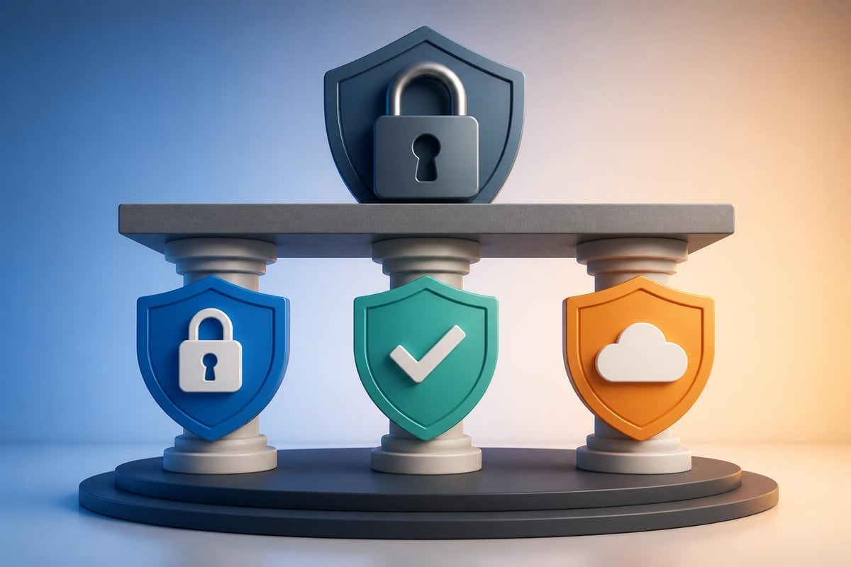 Three pillars of ICT security