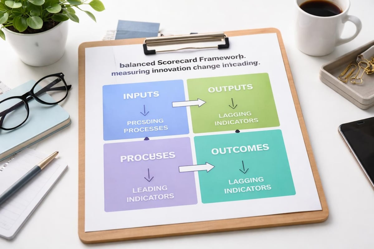 Innovation change measurement dashboard