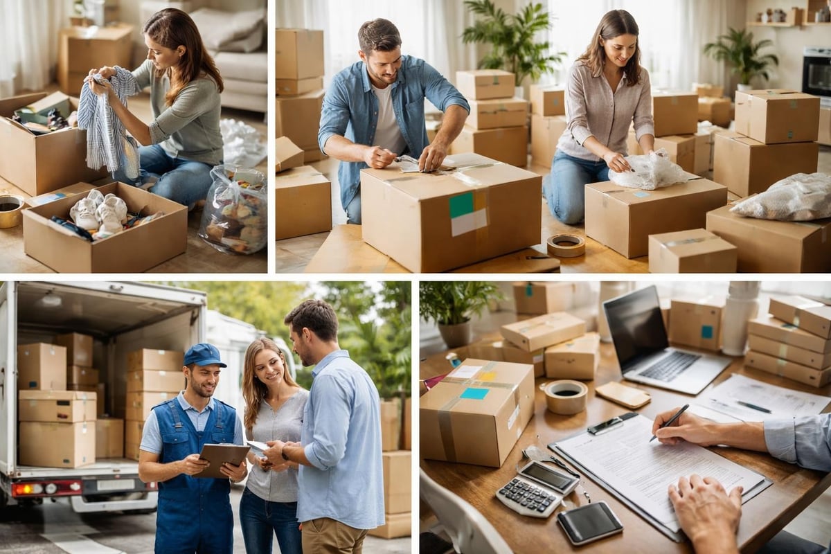 Étapes préparation déménagement