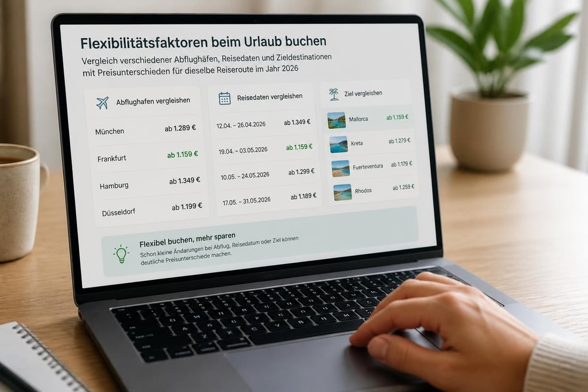 Flexible Reiseplanung Optionen