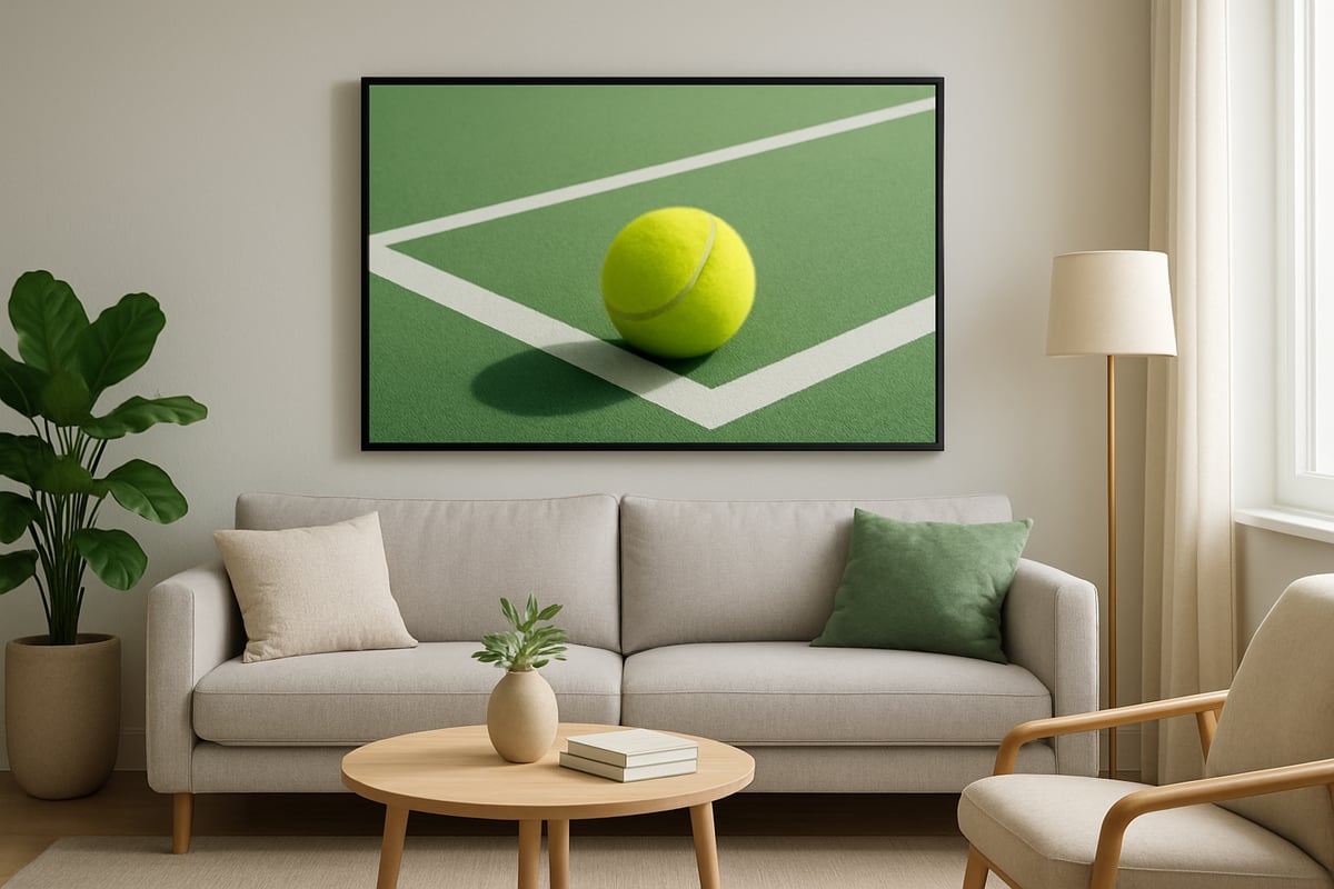 How to Choose the Perfect Tennis Wall Art for Your Space