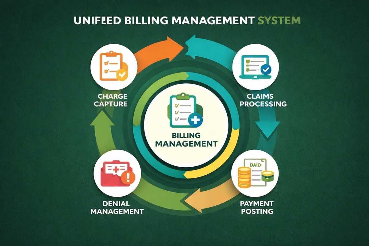 Management billing workflow components