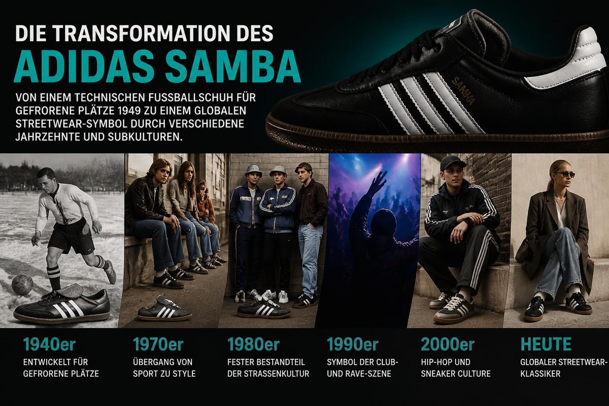 Adidas Samba Entwicklung