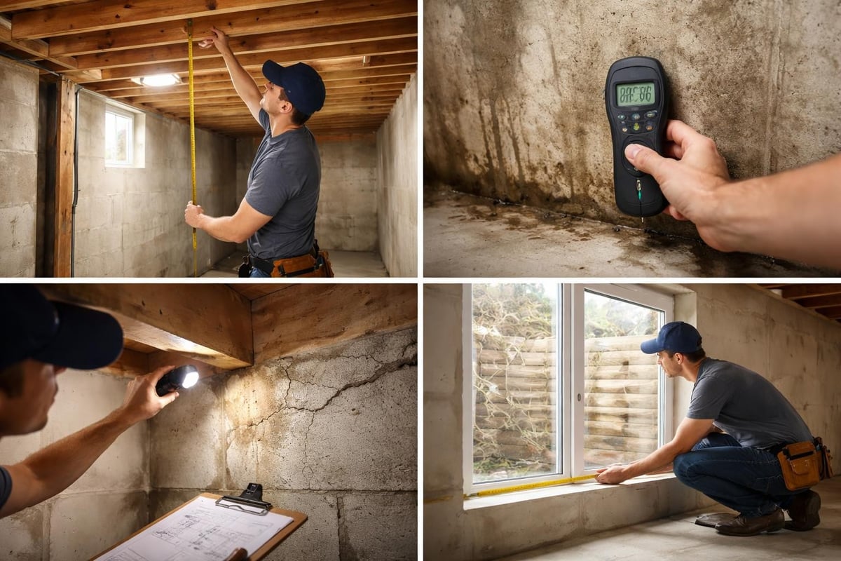 Basement assessment checklist