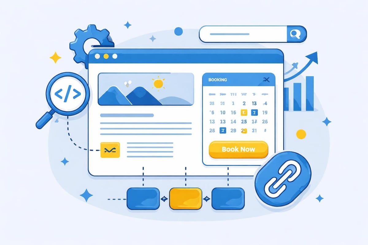 SEO booking page structure