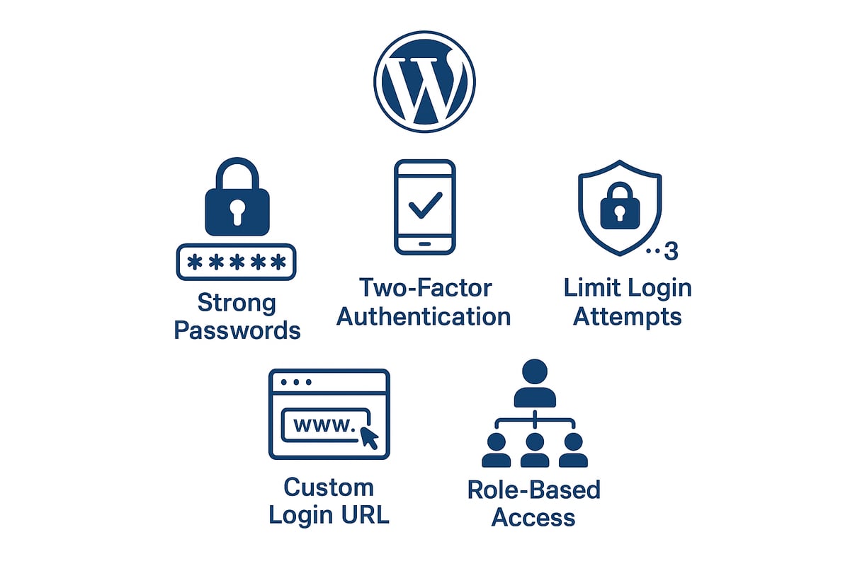 Locking down WordPress logins and user management