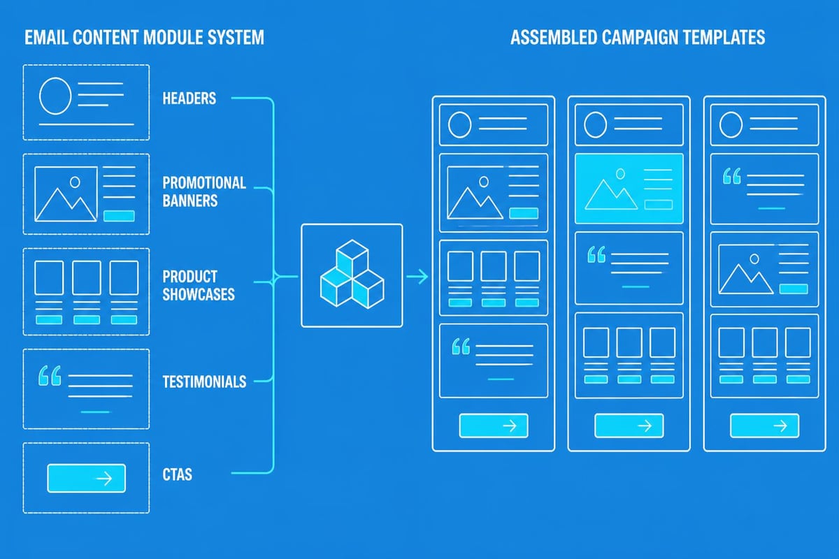 Modular email content assembly