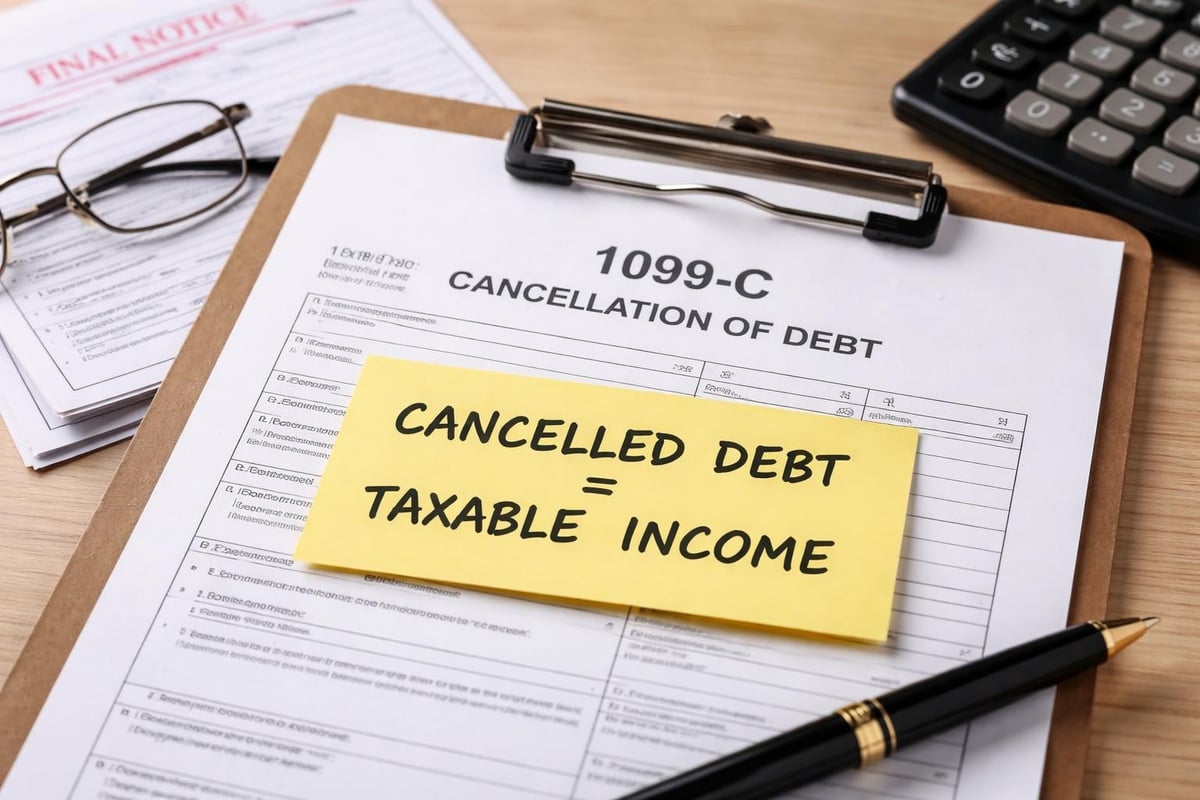 Form 1099-C and tax reporting