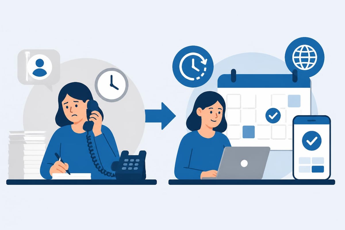 Digital transformation in barbershop scheduling
