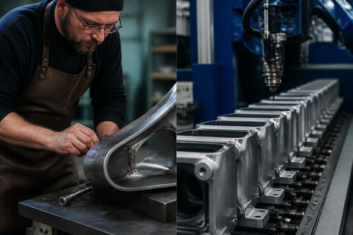Custom vs production fabrication