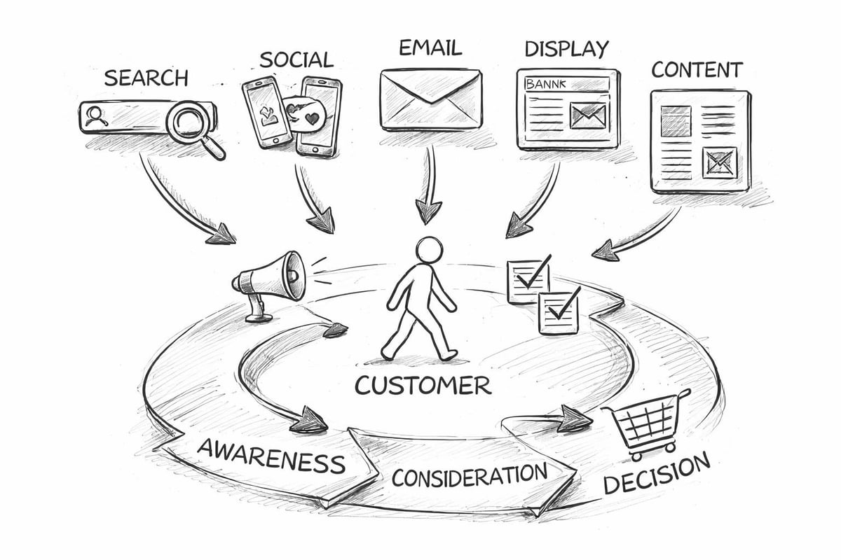 Digital marketing channels ecosystem