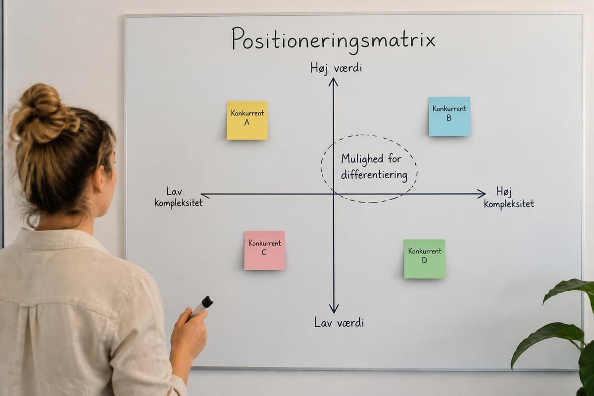 Positioneringsmatrix værktøj