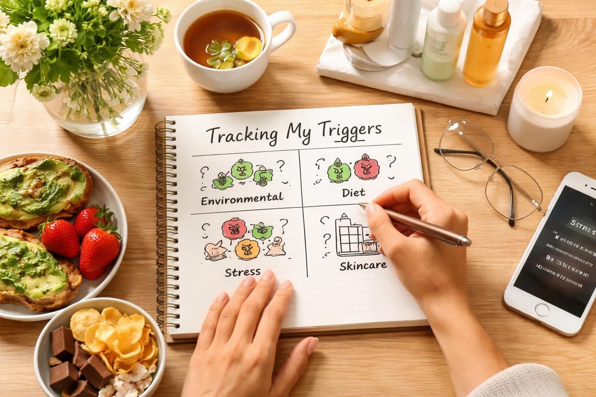 Rosacea trigger tracking