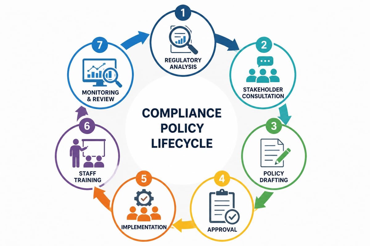 Compliance policy development workflow