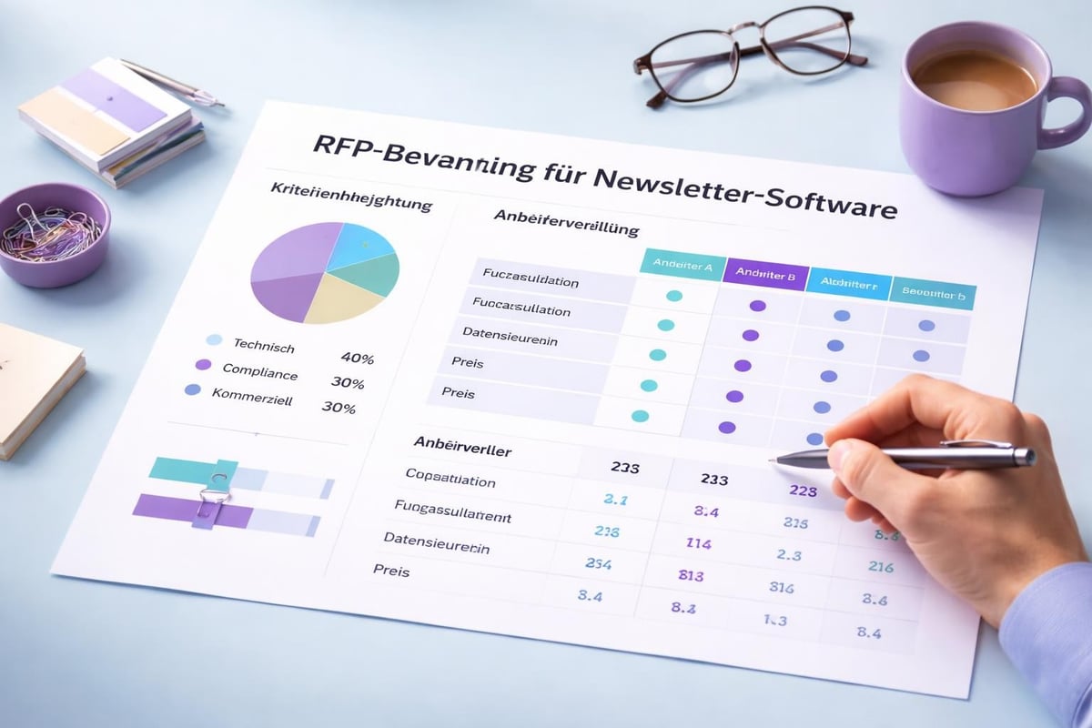 RFP-Prozess Newsletter Software