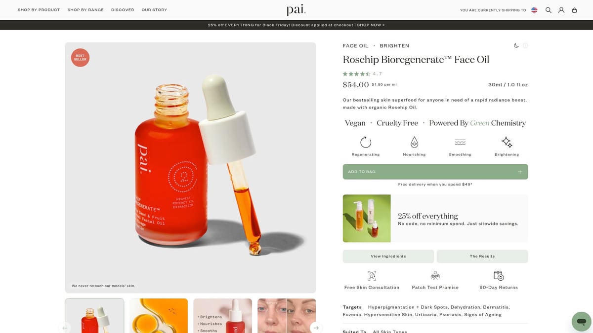 9 Essential Skin Care Products Natural Ingredients for 2025 - Pai Skincare Rosehip BioRegenerate Oil