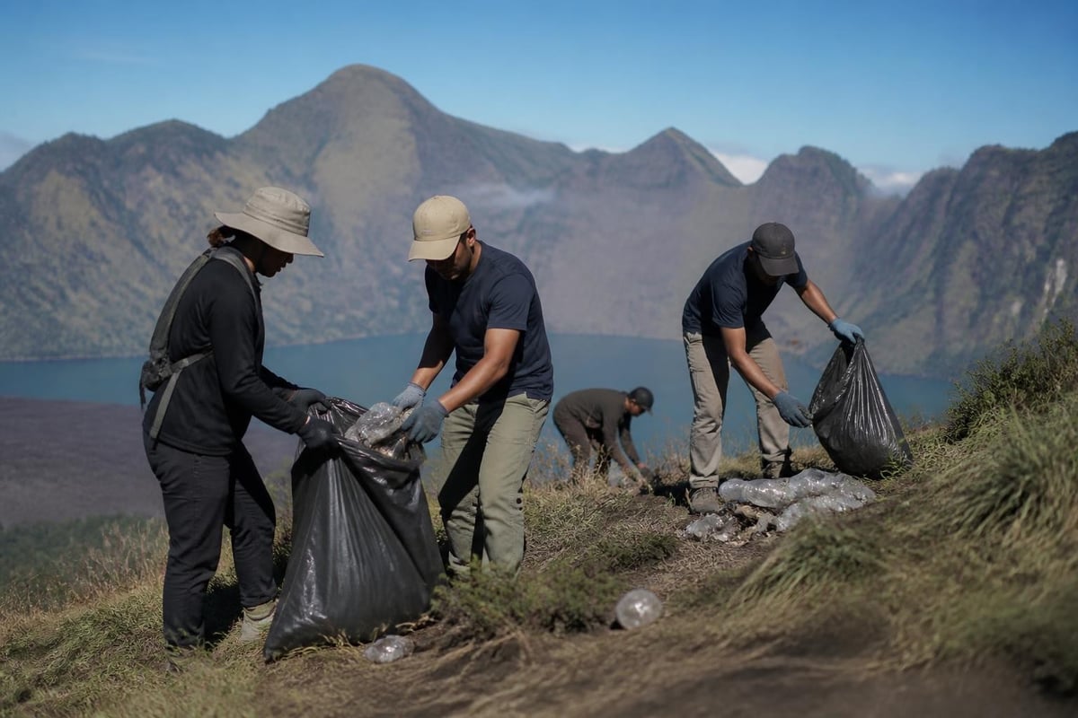 Sustainable trekking practices