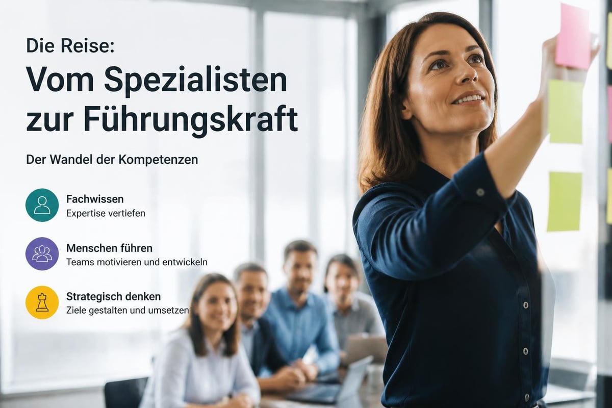 Kompetenzentwicklung von Fachkraft zu Führungskraft