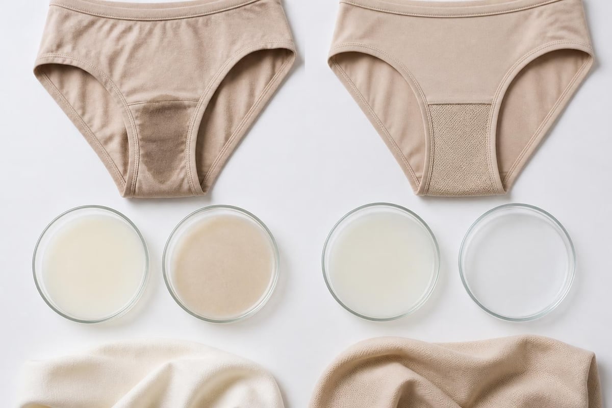 Moisture management comparison