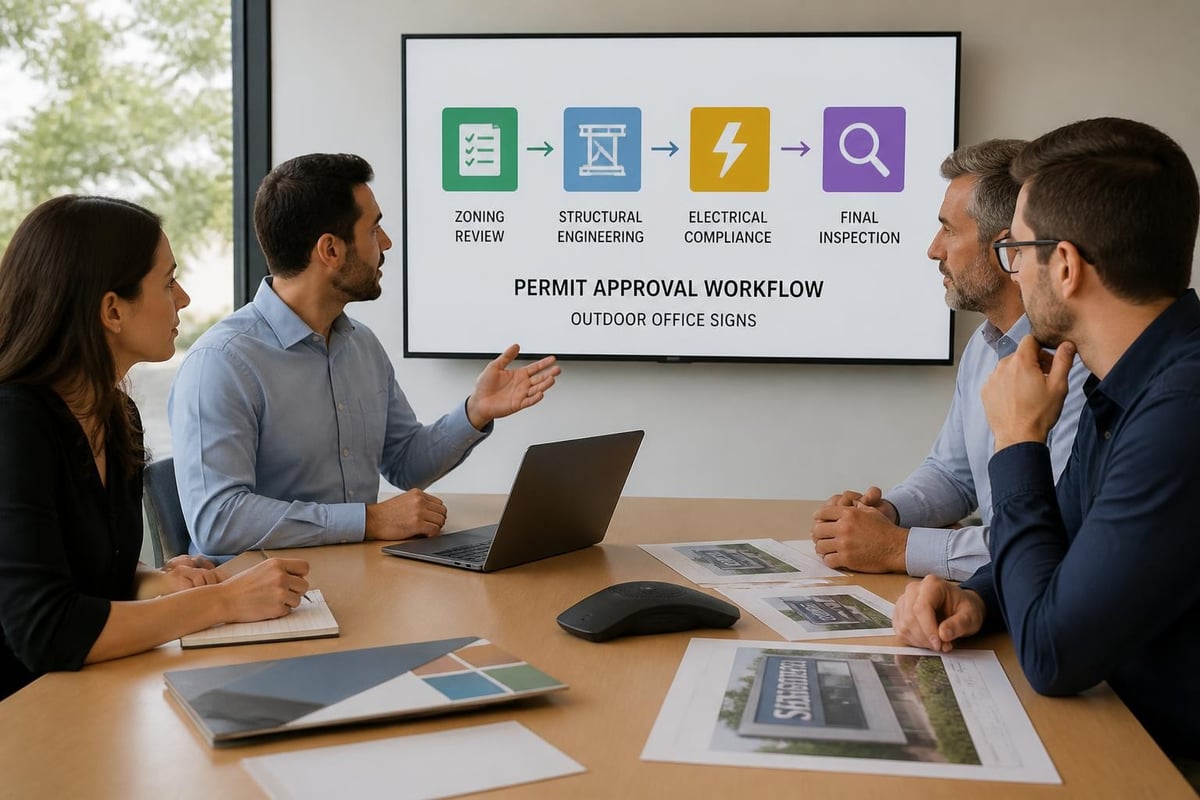 Office signage regulatory compliance