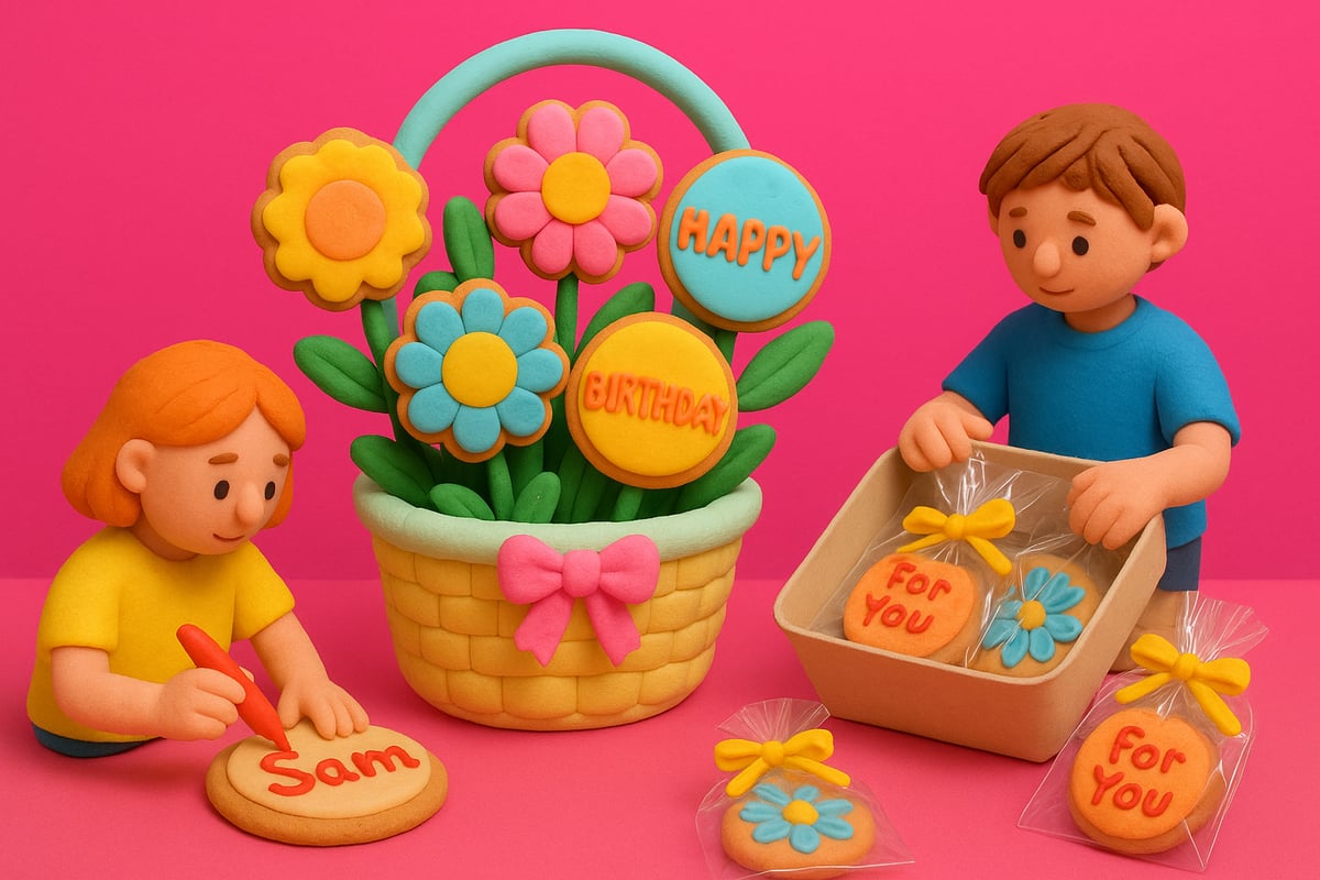 Creative Presentation and Gifting Ideas for Birthday Cookies