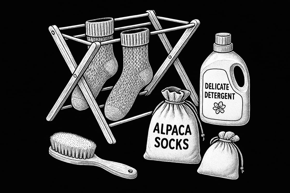 Alpaca Sock Care: Washing, Drying, and Maintenance Tips