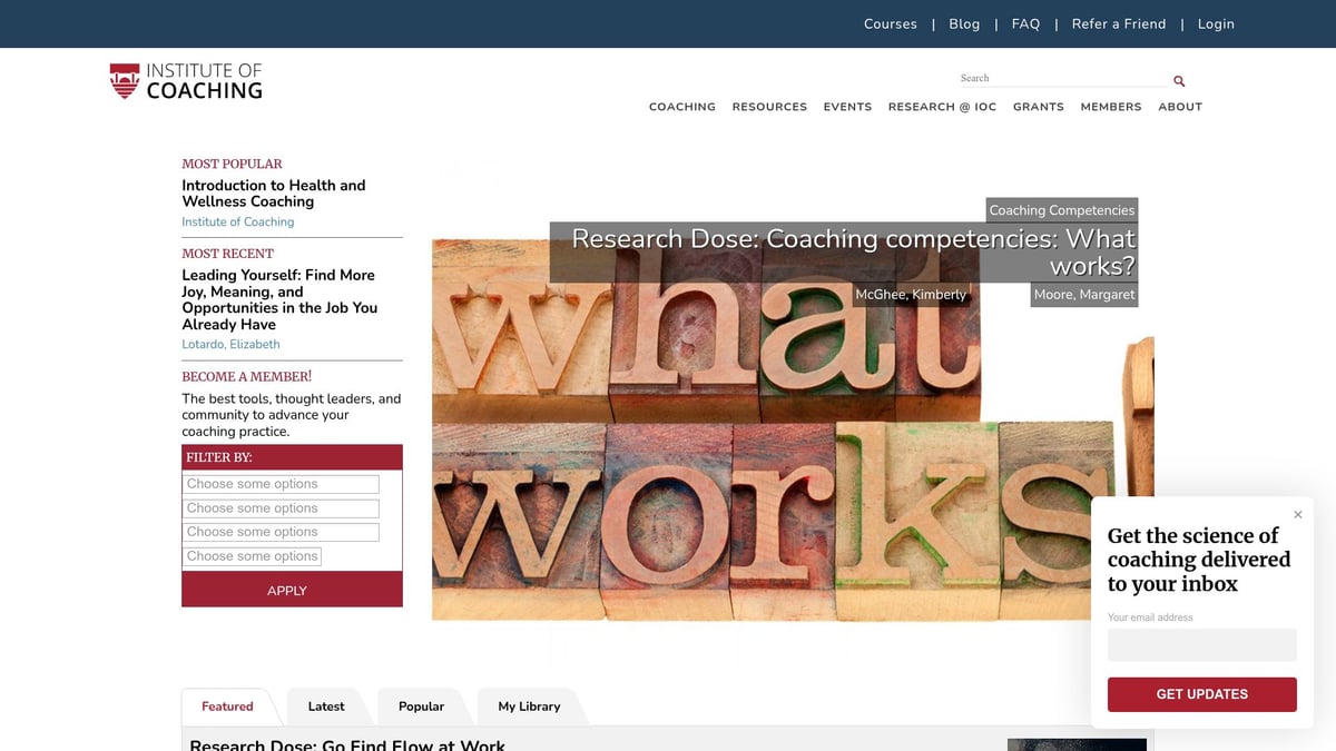 Top 8 Coaching Resources Every Coach Needs in 2025 - Institute of Coaching – Research & Resource Library