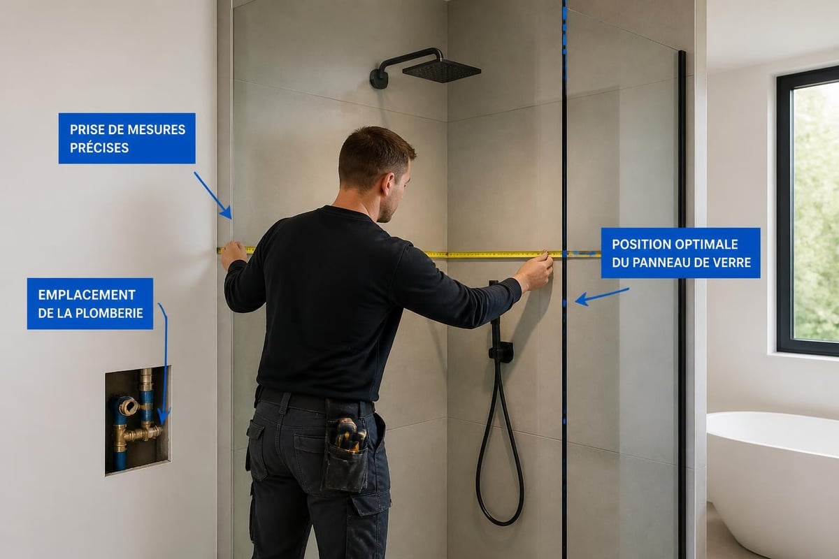 Analyse des mesures pour douche personnalisée