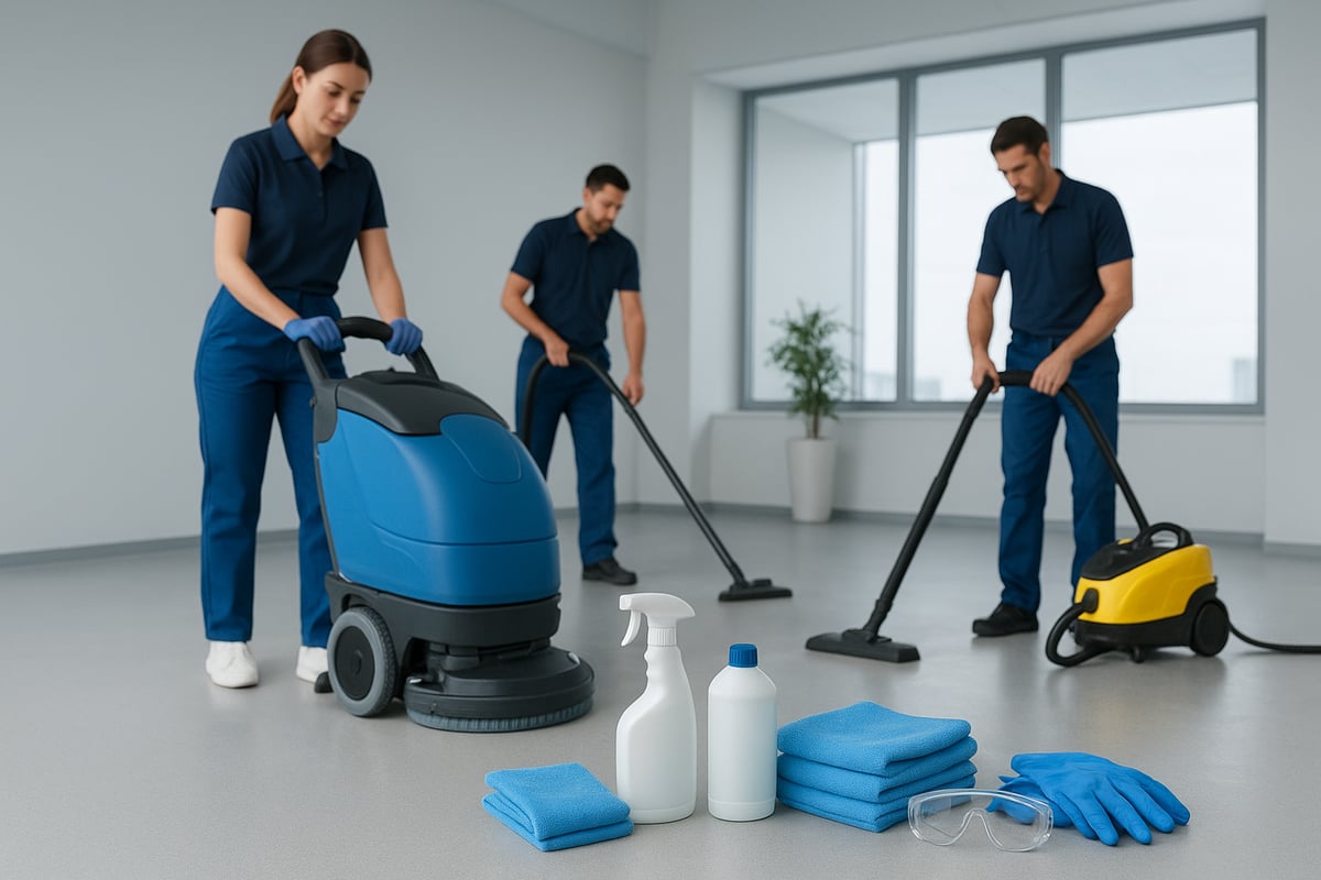 Techniken, Ausrüstung und Reinigungsmittel für die Tiefenreinigung