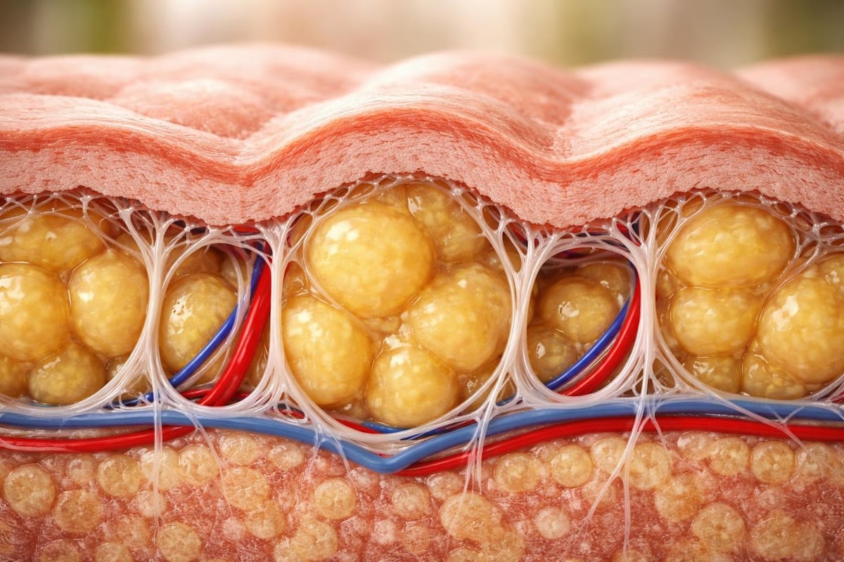 Cellulite formation process