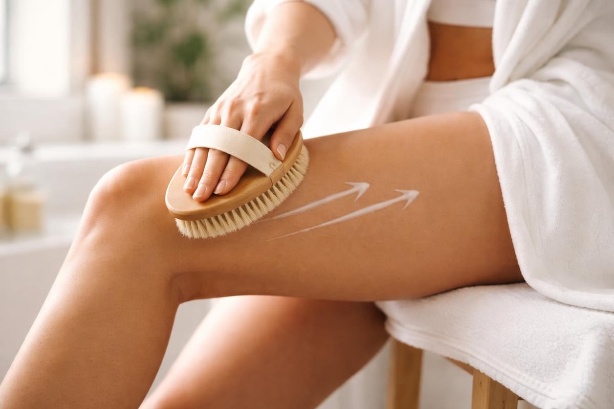 Dry brushing technique