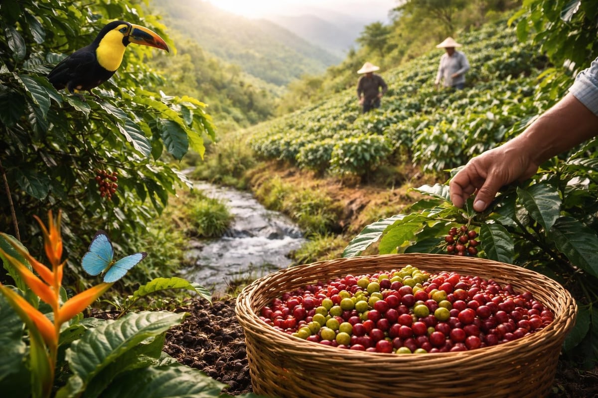 Rain specialty coffee environmental benefits