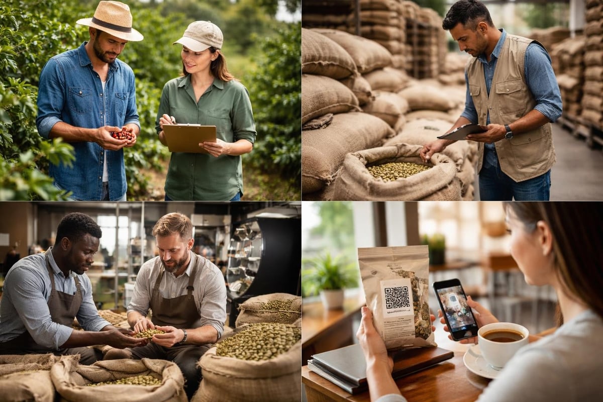 Rain specialty coffee supply chain