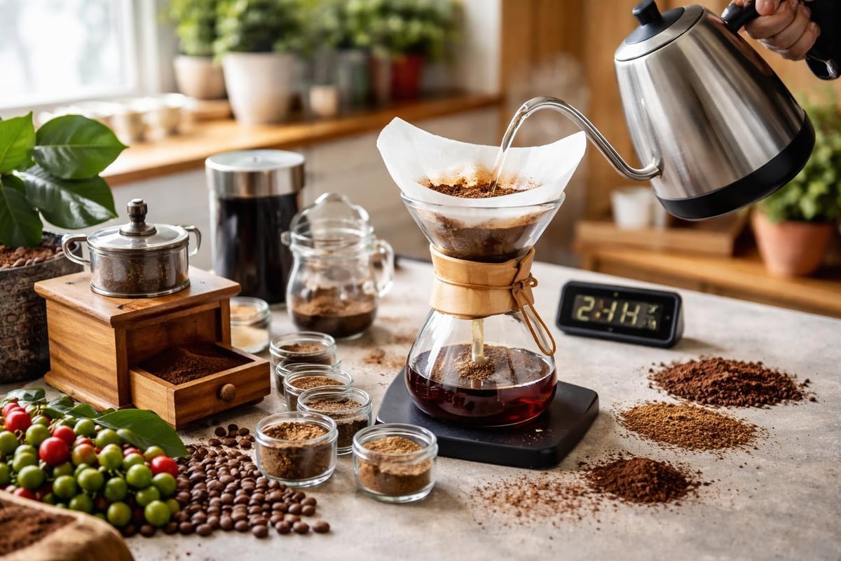 Rain specialty coffee brewing