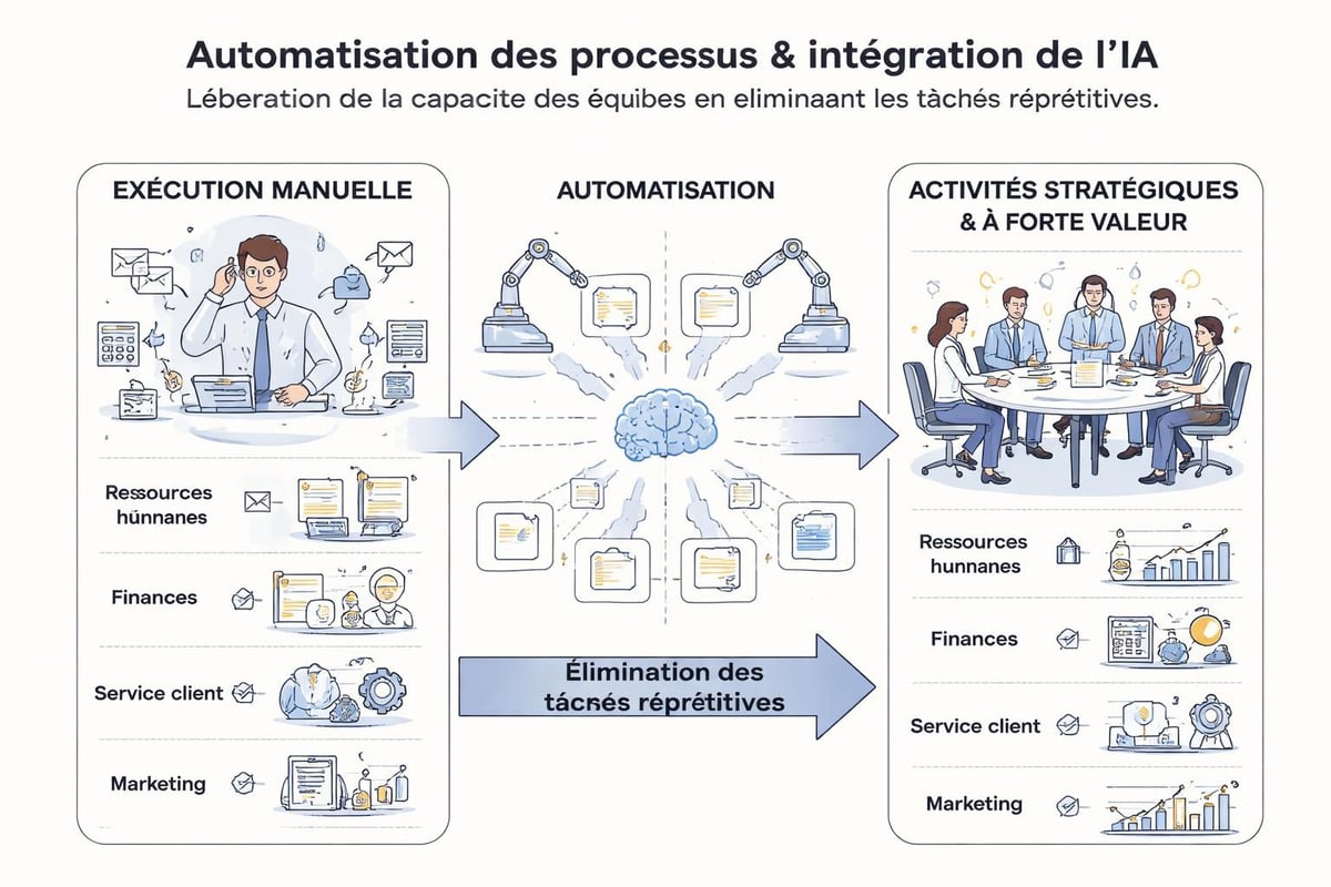Automatisation et gains de temps