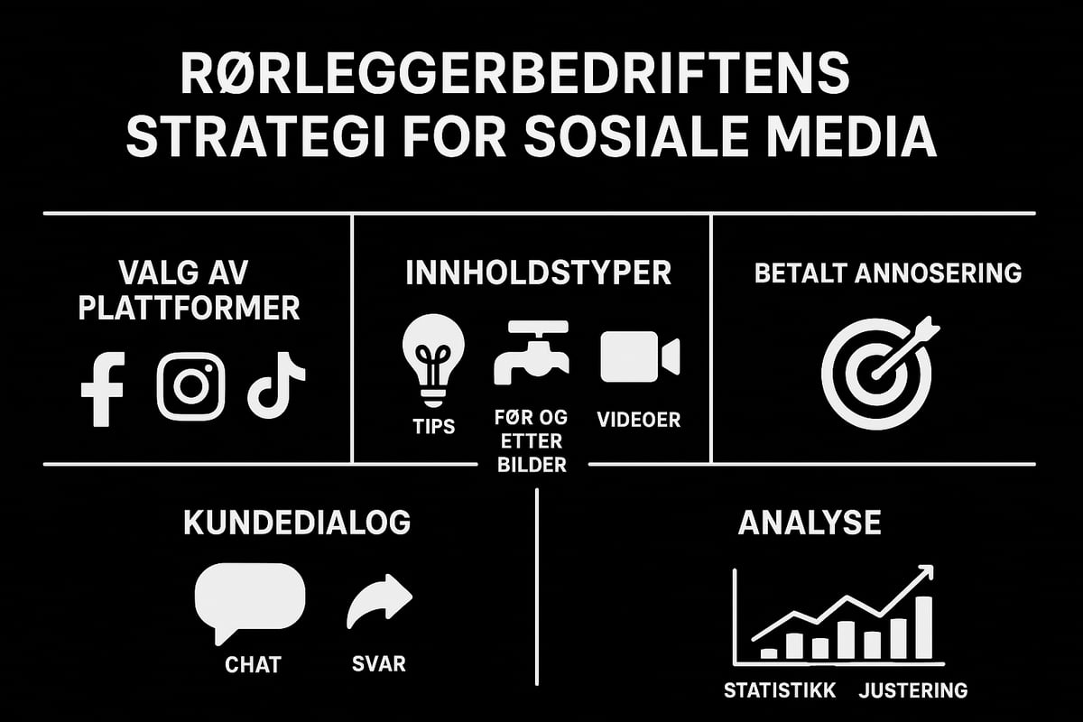 Sosiale medier for rørleggere: strategi og innhold