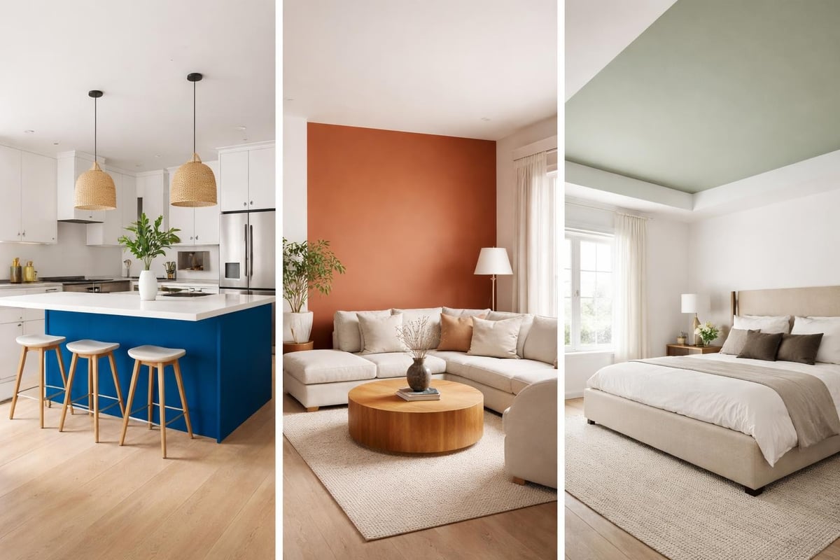 Strategic bold colour placement
