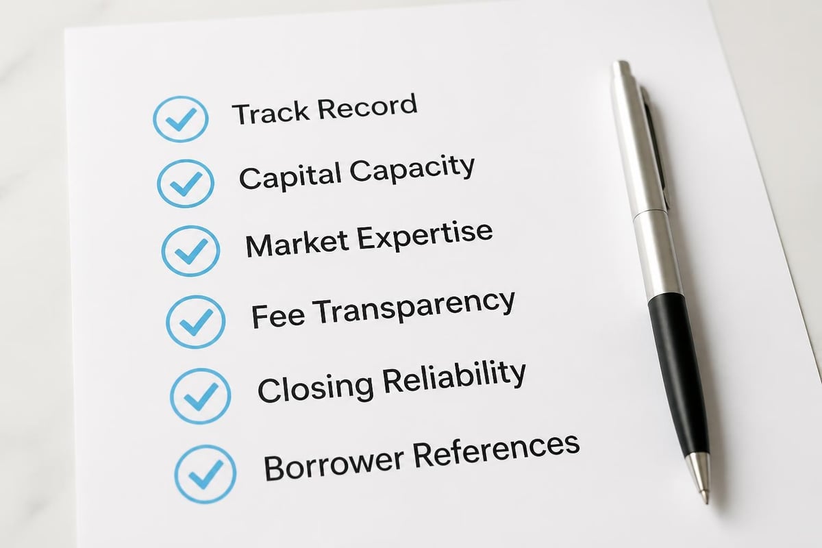 Evaluating commercial hard money lenders