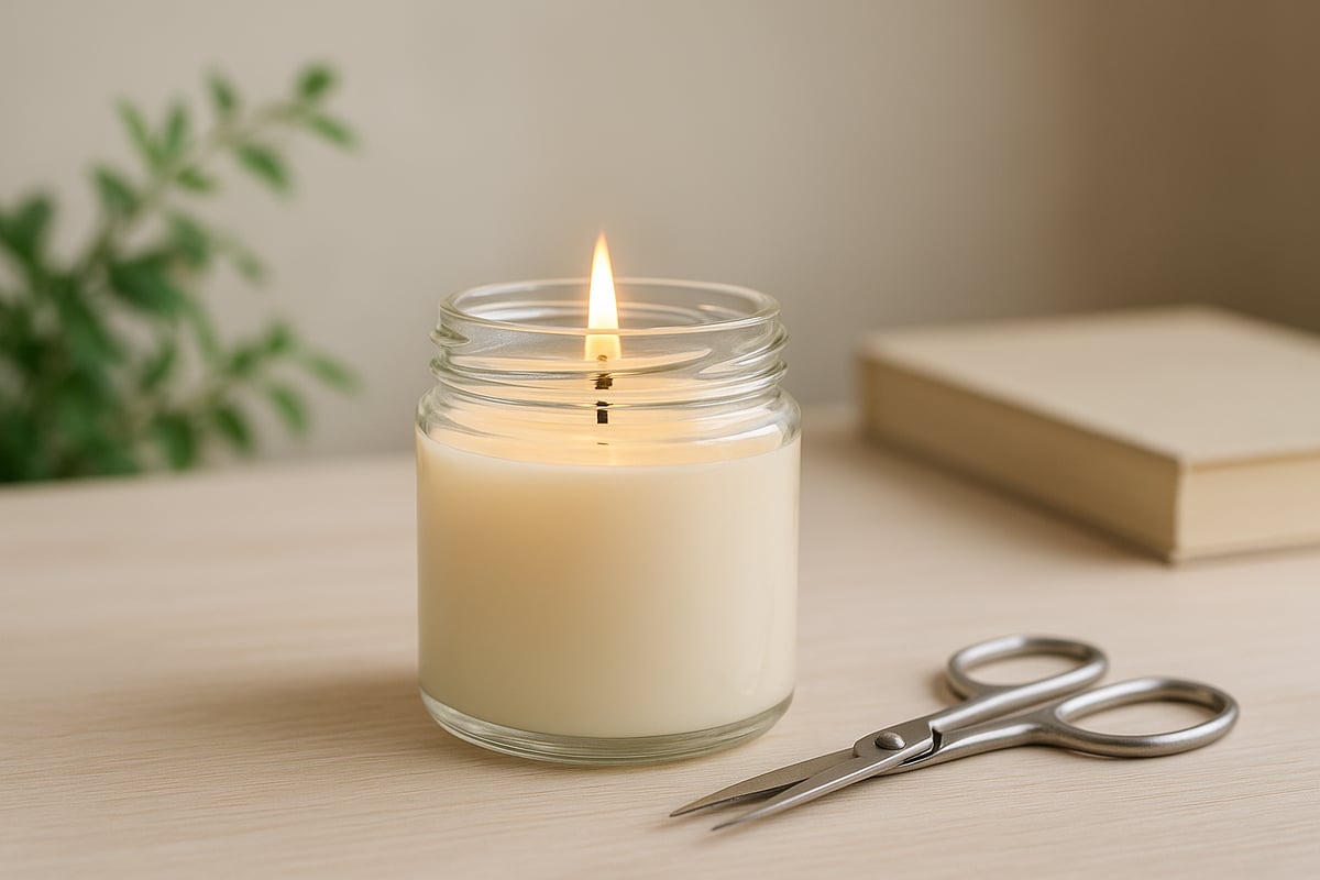 Sicherheitshinweise und Pflege von Sojawachskerzen