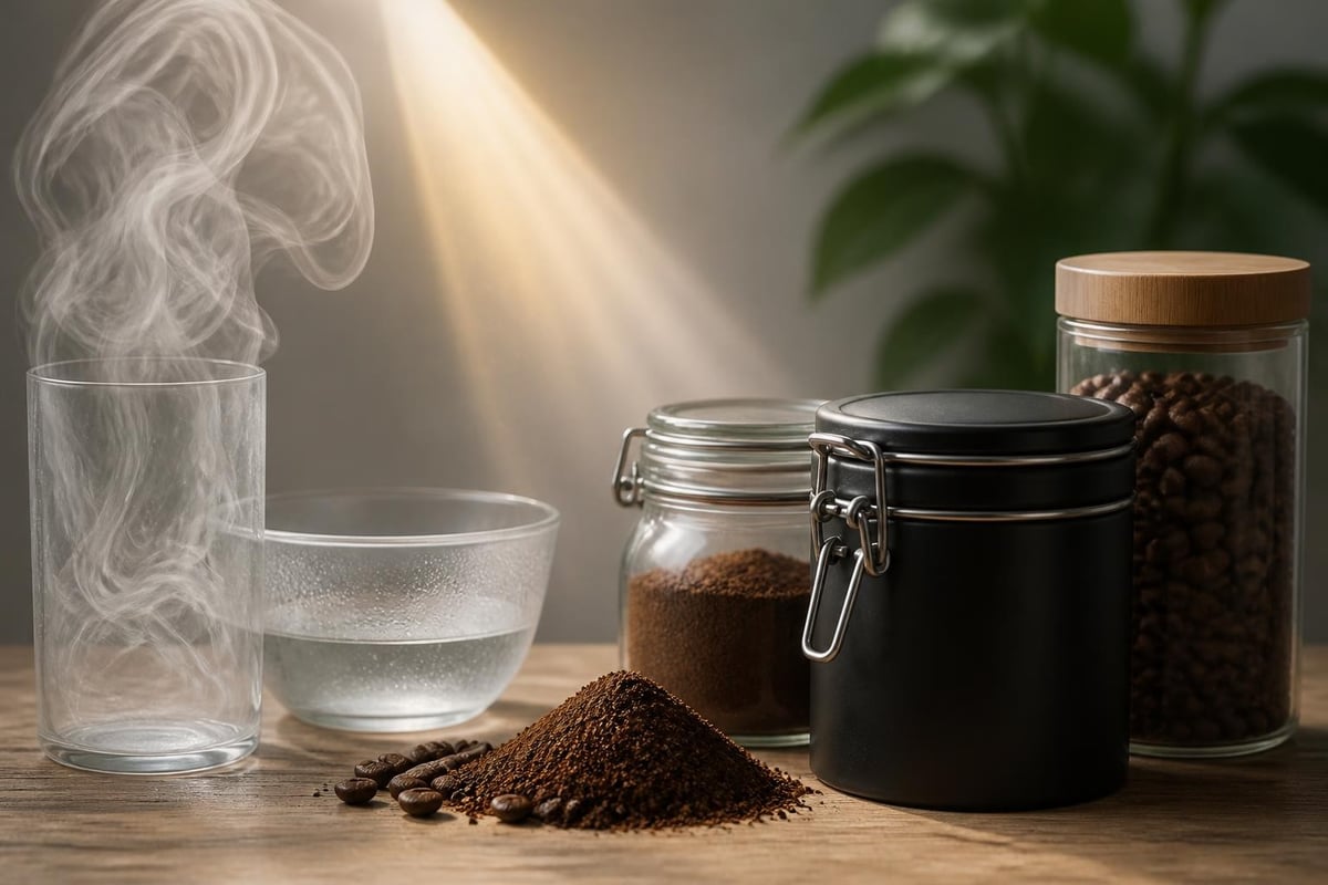 Conservation du café moulu