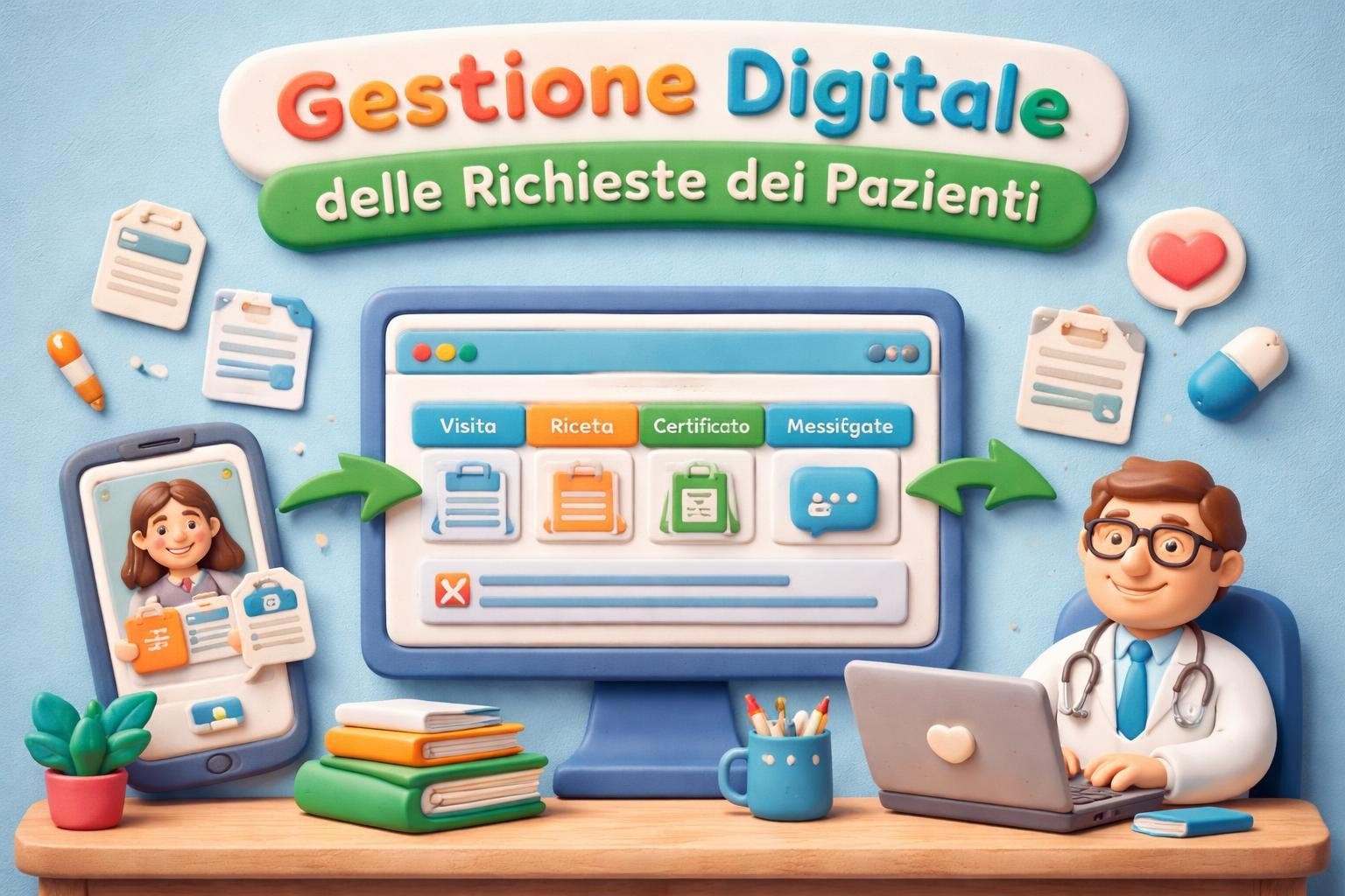 Prenotazione visite mediche online per medici di base