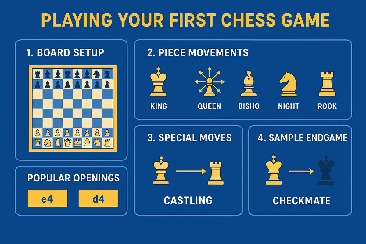 Step-by-Step: How to Play Your First Chess Game