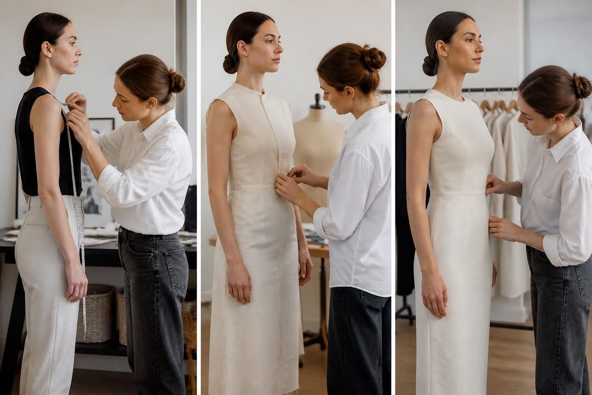 Garment fitting stages