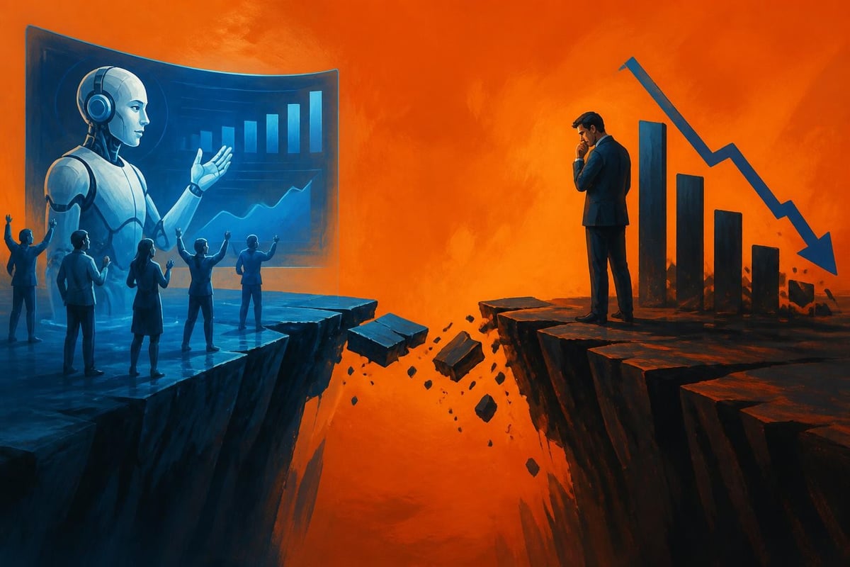 Business metrics decline