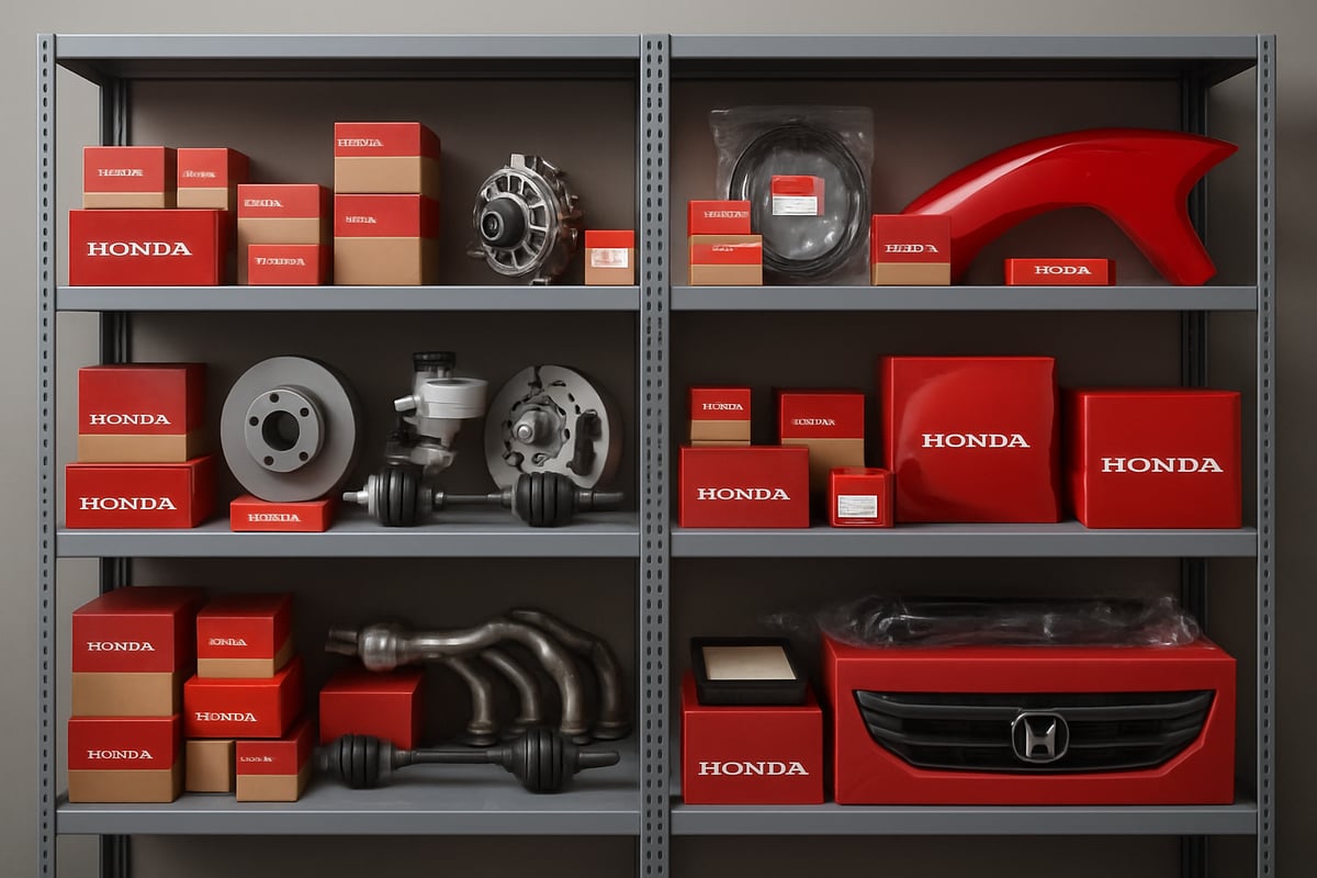 Die wichtigsten Honda Teilekategorien 2025 im Überblick