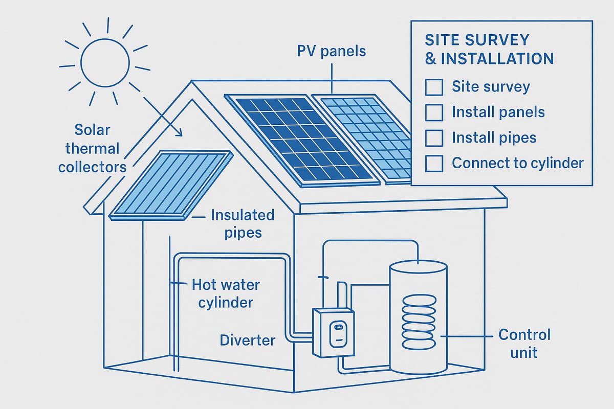 Step-by-Step Guide: Installing Solar Panels for Water Heating