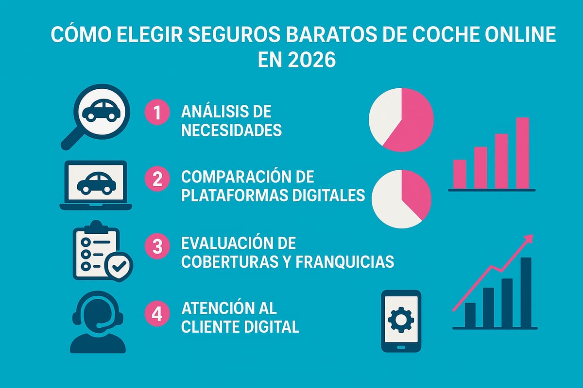 7 Estrategias Clave de Seguros Baratos de Coche Online en 2026 4 Cómo Elegir el Mejor Seguro de Coche Online para tu Perfil en 2026