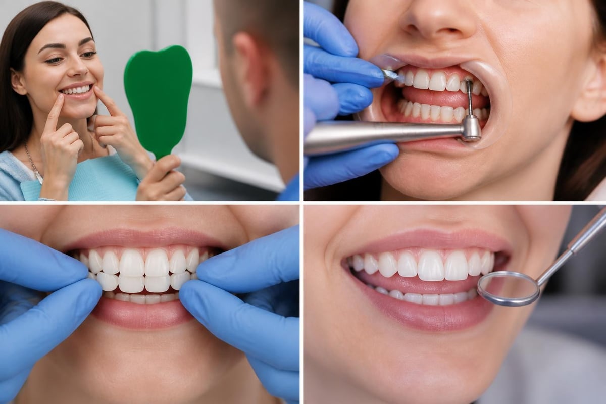 Cosmetic veneer application process