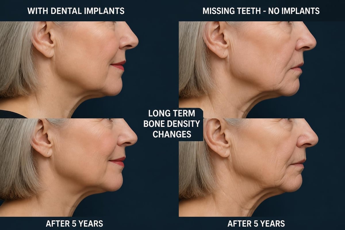 Jawbone preservation comparison