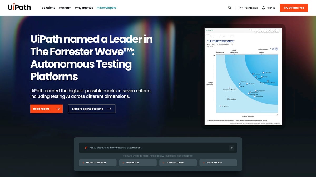 10 Best Automation Tools for Business Success in 2026 - UiPath